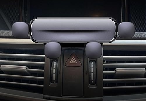 Support téléphone voiture Mercedes Classe E 2010-2013 rotatif gris
