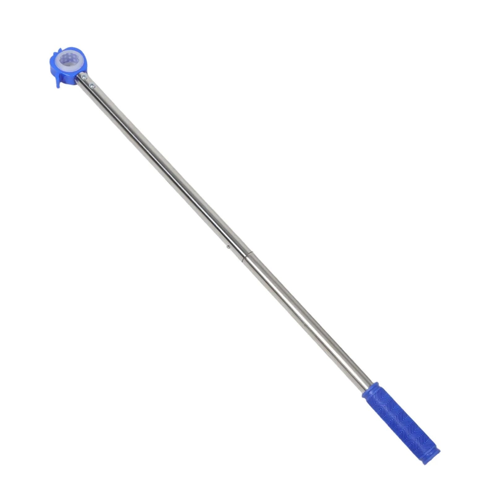LIZHAYG Window Pole Opener Window Opener Pole 32Inch Skylight Shade Rod High Window Opener Tool Curtain Wand Blind Tilt Rod Indoor Outdoor Use(81X6.5X3CM)