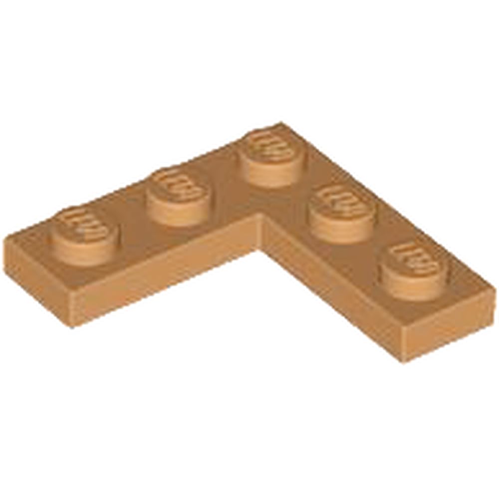 LEGO Plate 3 x 3 Corner, Part 77844, Choose Your Colour, Part 77844, Choose Your Colour (Medium Nougat, 10, count)