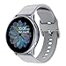 HATALKIN Bands for Samsung Galaxy Watch Active 2 Band 44mm 40mm Samsung Watch Band 42mm,20mm Watch Band Silicone Skin Friendly Quick Release Pin Strap for Galaxy Watch Active2 / Active / 42mm (3 Pack)