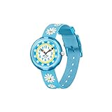 Resistencia al agua: 3 bares Reloj Flik Flak Shine Bright FBNP186 SPARKLING DAISY, azul claro