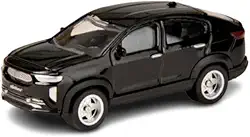 Carro Miniatura 1:64 Fiat Fastback Toro Strada Carrinho Colecionável Pneu Borracha (Fastback Preto)