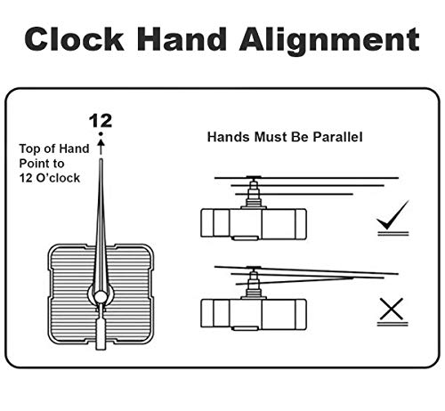 Image of Ajanta Mfg. Ormove Quartz Battery Operated Plastic Ticking Machine for Wall Clock with Leaf Needles Hands (Golden, 55x55x16mm)