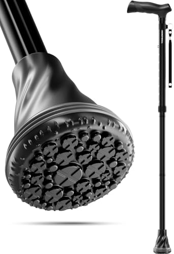 HONEYBULL Walking Cane for Men & Women – Foldable, Adjustable,