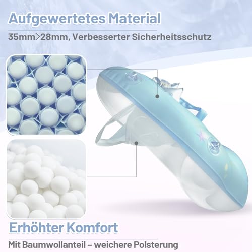 Schwimmring Baby mit UPF 50+ Abnehmbarem Sonnendach,Blau Aufblasbarer Schwimmreifen Baby, Aufblasbare Schwimmtrainer mit Sicherheitssitz für 6 Monate bis 10 Monaten Kinder, Kleinkinder-L.