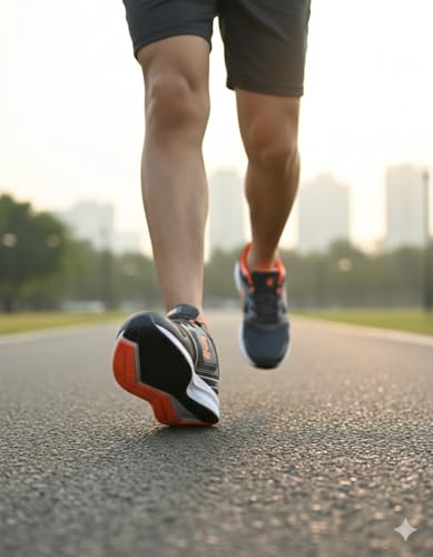 Image of Men's Sports Running Shoes | Lightweight Comfortable Casual Sneakers | Lace-Up Design | Flexible Sole | Sizes 6 to 11