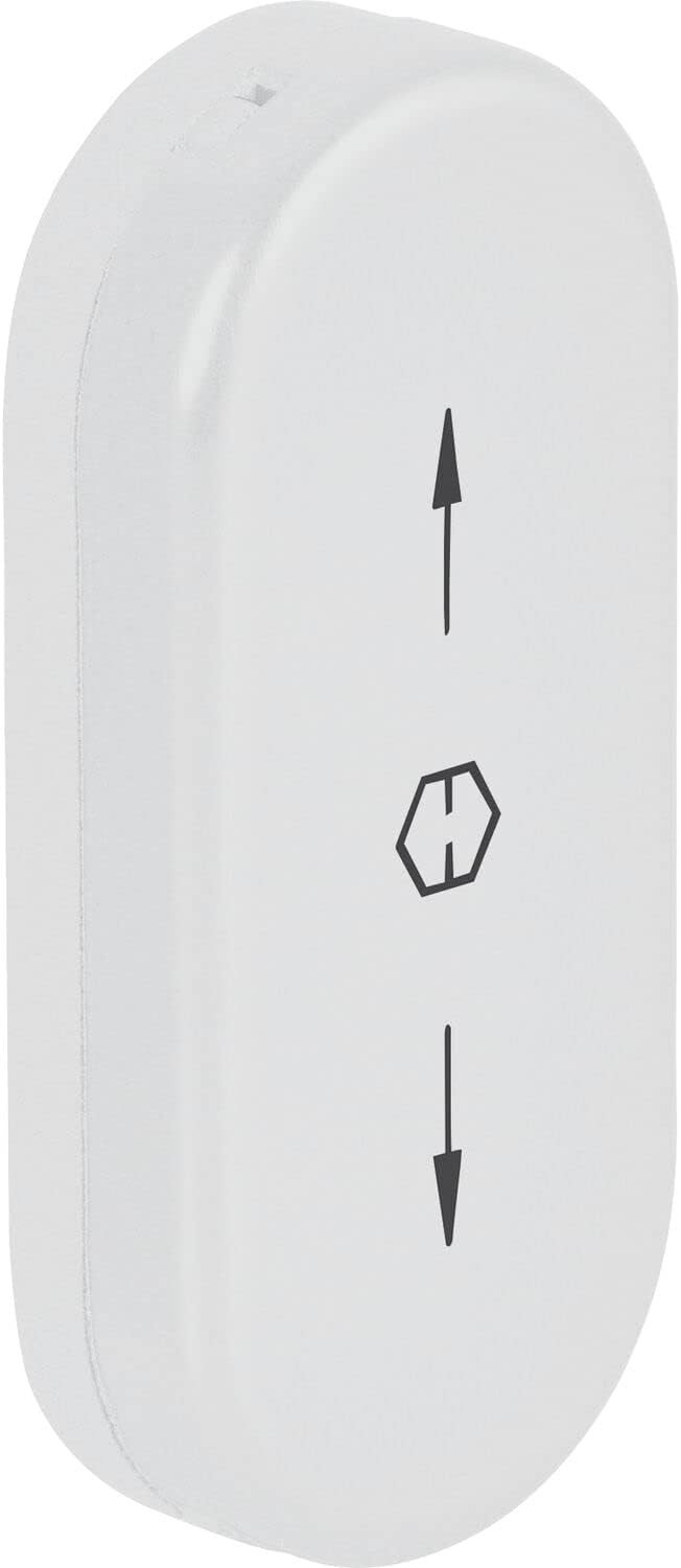 HOPPE1721504, Aluminium White Window Handle Hole Cover Rosette