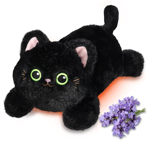 JILPAK Black Cat Plush Heating Pad