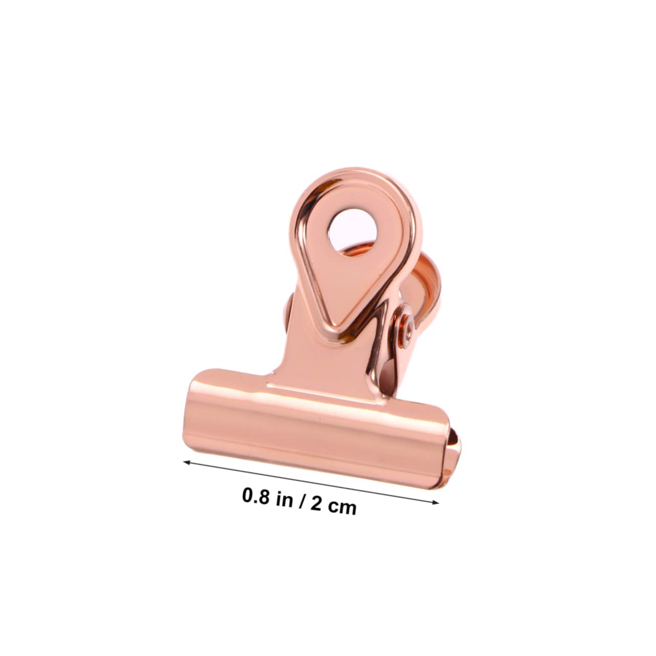 Lurrose 45pezzi Clip Hinge Fermacarte Rame Per e Casa Per Documenti e Colori Rosa e Opaco