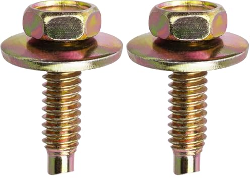 Image of 30PCS 1 /4 inch-20 x 7 /8 inch Hex Head Body Bolt with Free Spinning Washer for 57030-S36 Ford (Pack of 2)