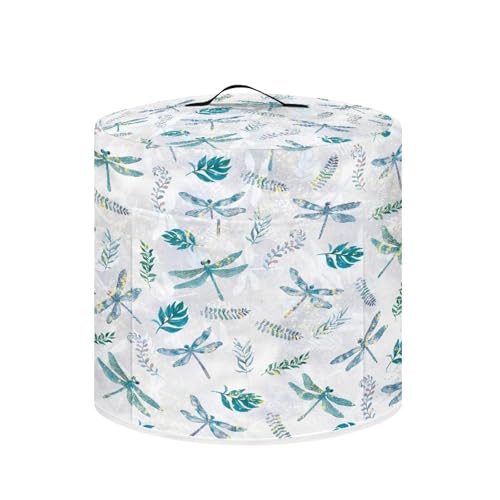 Image of Cozeyat Dragonfly Pressure Cooker Air Fryer Cover,Round Pressure Cooker Dust Cover,Protective Cover with Pocket Kitchen Appliances for Electric Pressure Cooker Air Fryer Rice Cooker Steamer