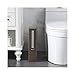 chenran Accesorios Baffect Narrow Baño Bote De Basura Bote De Basura Cero Basura Papel Higiénico Cepillo Bolsa De Basura Plástico Cubo De Basura 3 En 1 6L Regalo (Color : Brown Set)
