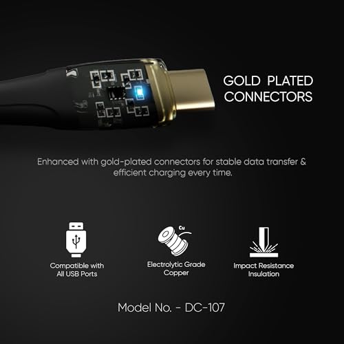 Image of Vismac Type C to Type C Fast Charging & Sync Cable, Double-Braided Design with Gold-Plated Connectors, Durable Insulation & Universal Compatibility for iphone, ipad(1.2Mts)