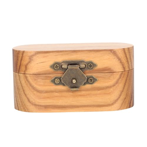 Toddmomy Guitar Pick Holder Solid Wood Storage Box Picks Organizer for Electric Acoustic Guitars