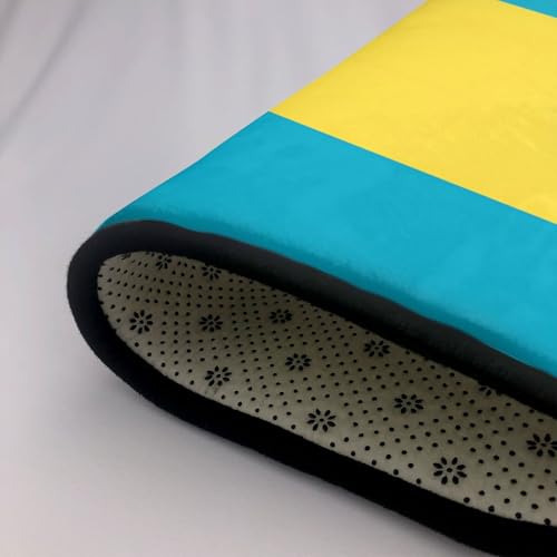 Tapis drapeau des Bahamas 203x147 cm lavable pour salon et balcon - 7