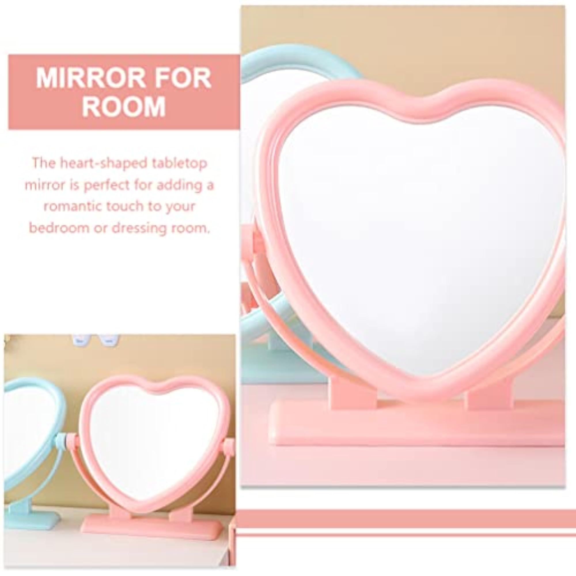 Double-Sided Rotatable Beauty Makeup Mirror