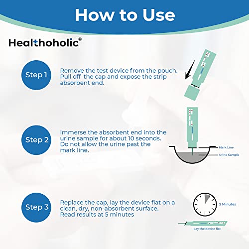 18 Pack Healthoholic Single Panel Drug Test Kit - Marijuana (Thc) Detector, Rapid Urine Testing Strips For Home - High Sensitivity, Comprehensive Substance Detection Tests - 18 Tests And 18 Urine Cups #TOP6