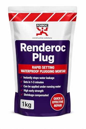 Image of Renderoc Plug Polyester Resin Based Water Leak Plugging Compound, Instant Setting, 1 kg