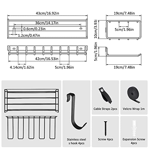 Wasait Power Tool Organizer And Storage Rack Cordless Drill Tools Organizers Holder Garage Tool Storage Metal Wall Mounted For Handheld Power Tools Heavy Duty Floating Tool Shelf #TOP5