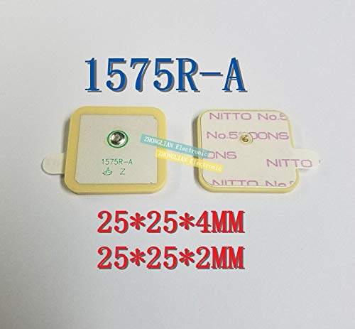 Davitu Electrical Equipments Supplies - 100 pcs/lot 1575R-A 1575R 1575.42MHZ GPS Passive Ceramic Antenna Connector 25254MM 25252MM - (Color: 25 25 4MM)