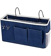 Ozzptuu Bedside Storage Caddy/Bedside Hanging Storage Bag for Headboards Bunk Beds Dorm Rooms Boo...