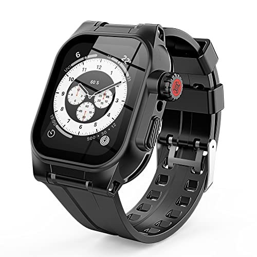 Phciasie Apple Watch Series 7 41Mm Band, Apple Watch Waterproof Case With Screen Protector, Full-Body Protection Shockproof Dustproof Iwatch Series 7 41Mm Case And Band For Men & Women #TOP10