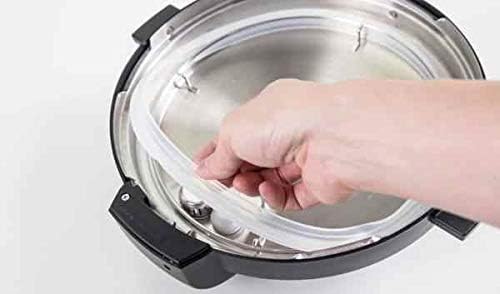 GJS Gourmet Replacement Sealing Ring or Silicone Gasket Compatible with 6 Quart ZAVOR LUX Edge Electric Multi-Cooker - Thumbnail 4