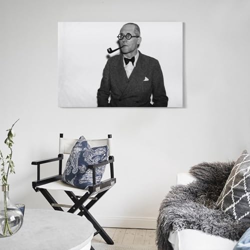 Le Corbusier Poster toile suspendue déco salon 60 x 90 cm - 5