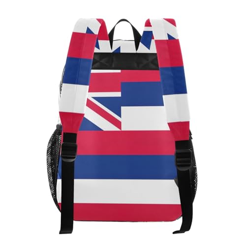 Travel Clear Bags for Women Kids Girls Backpack Boys Approved Plastic Bag Large Hawaii State Flag3