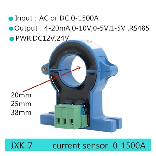 Transductor AC 0-500A JXK-7: Evite sobrecargas con salida analógica 4-20mA 4