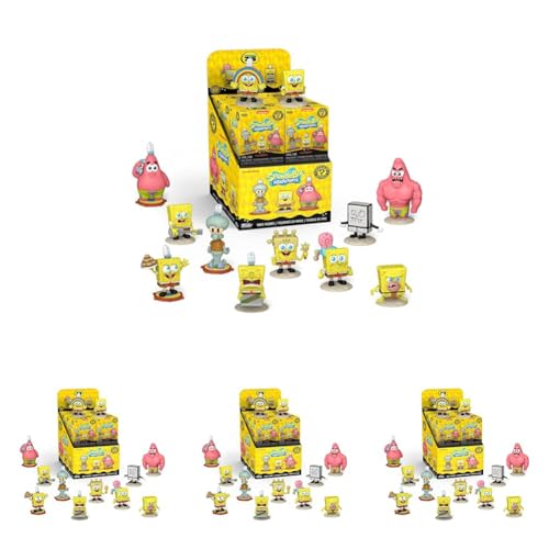 Funko Mystery Mini - Spongebob Squarepants 25th - 1 of 12 to Collect - Styles Vary- Mini-Figurine en Vinyle à Collectionner - Idée de Cadeau - Produits...