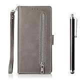 Funda Tipo Cartera Multifunción: esta funda cremallera para Samsung Galaxy J6 2018 incluye 5 ranuras para tarjetas, 1 ranuras para efectivo y 1 cremallera, lleva tus tarjetas de crédito y dinero en efectivo sin tener que llevar tu cartera contigo.