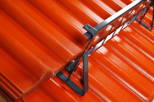 Complete sneeuwtrimmer set 1,5 m lang, met 2 beugels voor dakstenen en dakpannen om aan de batten te hangen - Afbeelding 5