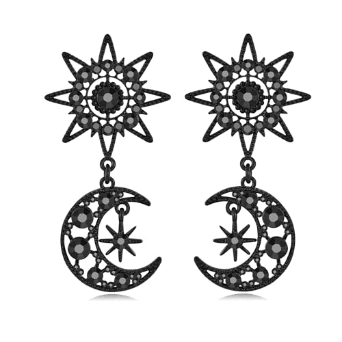 WOWORAMA Halloween Earrings Cute Pumpkin Earrings for Women Fun Crystal Pumpkin Stud Earrings Funny Smiling Face Pumpkin Drop Earrings Halloween Earrings Jewelry