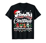 Family Christmas 2024 Matching Outfit Xmas Squad Santa T-Shirt