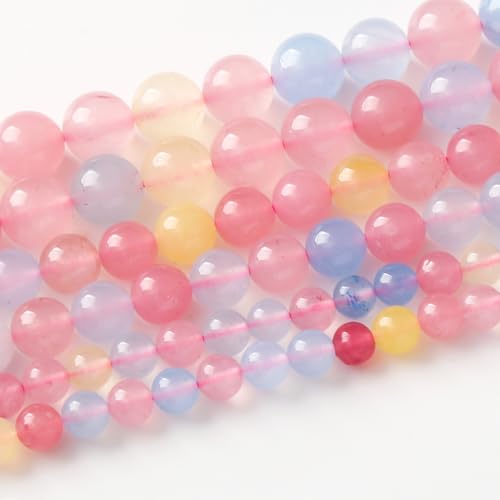 32pcs 12mm Morgan Loose Bead Round Bead Natural Gemstone Crystal Energy Gemstone Stone Bead ForJewelry Making 15"