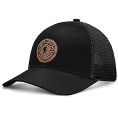 Walking Bigfoot Leather Patch Black