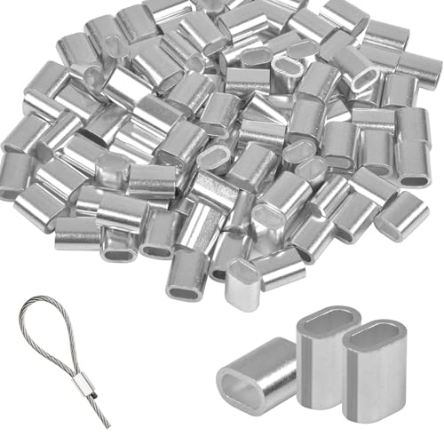 Ghiera Ovale In Alluminio Per Crimpare Cavi E Funi – 0,5 Mm A 26 Mm
