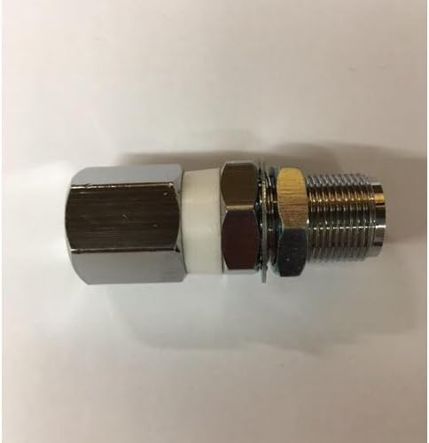 Miniatura 6 de Pro Trucker SO-239 - Perno de latón cromado para radio CB o antena de radio jamón (Bulk)