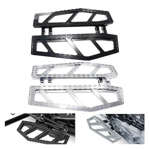 Pédales de moto de type plateforme large pour un remplacement standard de qualité - 2