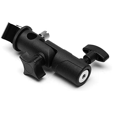 Fotover Type E Blitzschuh Kamera Schirmhalterung Blitzhalter Blitz Halterung Speedlite Blitzneiger Halterung Stand Kamera Regenschirm Halterung Schuh Halterung kompatibel Canon Nikon Pentax Kamera Cover