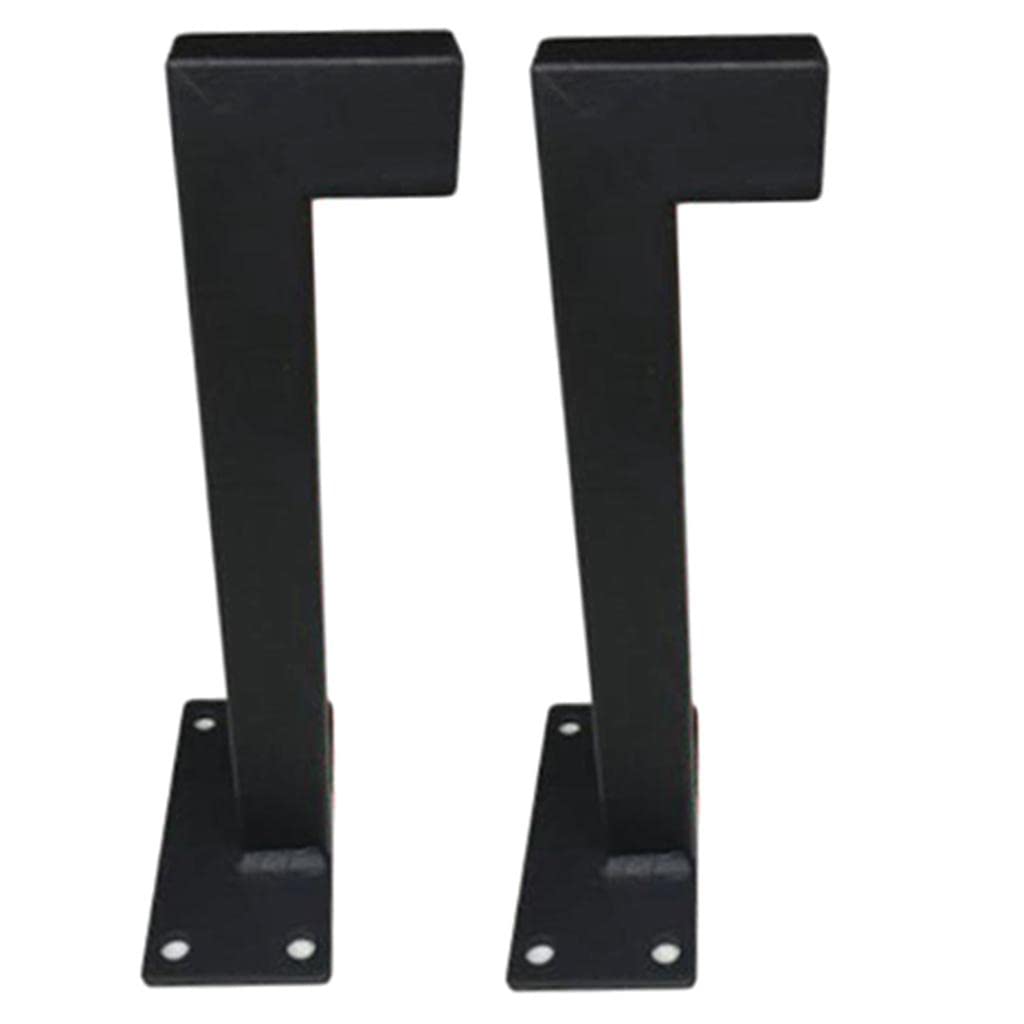 2Pcs Wall Mounted Iron Bracket Industrial Scaffold Board Shelf Brackets 25Cm-image-44