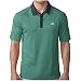 adidas Golf Men's Climachill 3-Stripes Polo Shirt, EQT Green/Black, Small