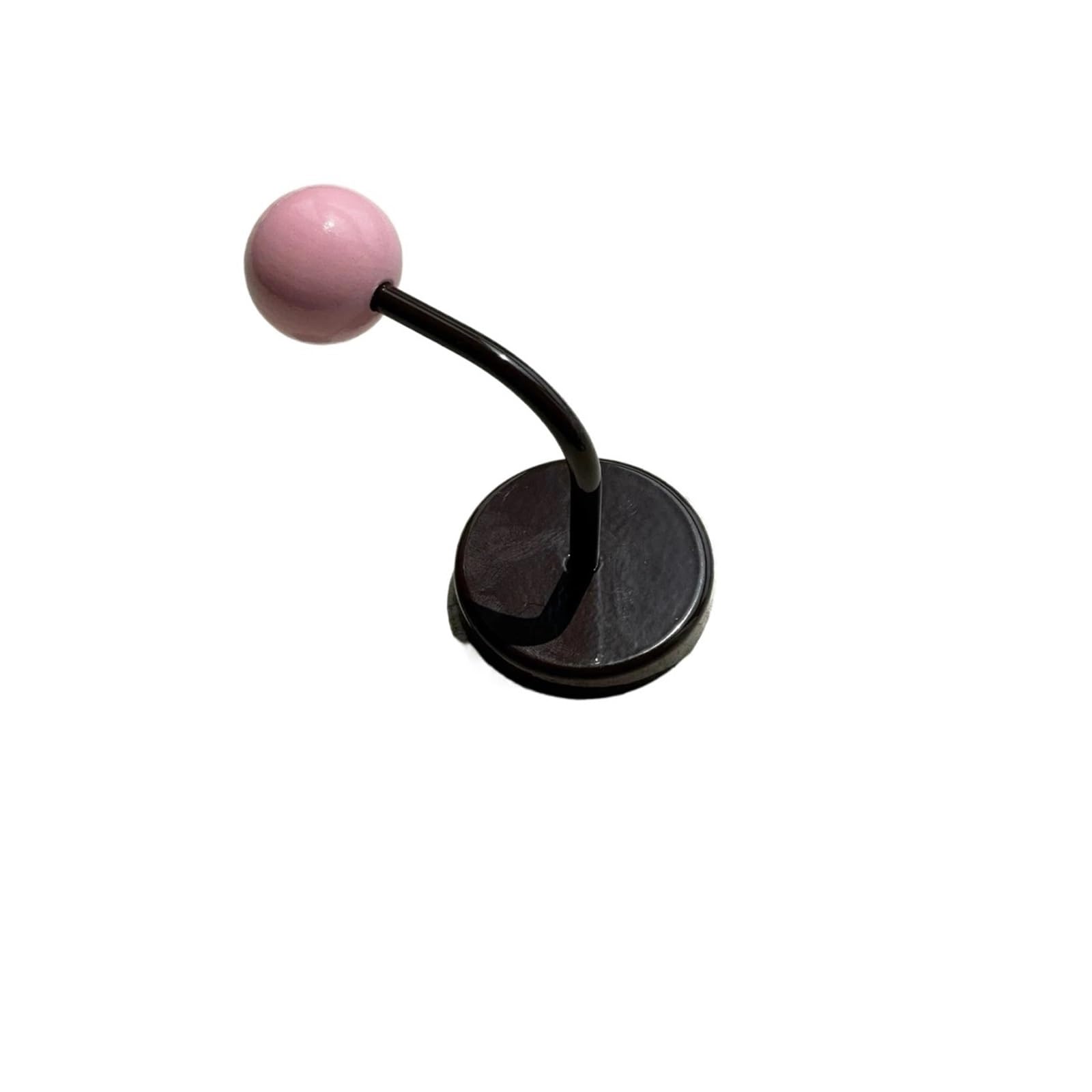 Gancho magnético de Color sin perforación, gancho for cocina, puerta baño, refrigerador, ganchos decoración huellas, 2 uds Para Cocina,Dormitorios(Coffee pink)