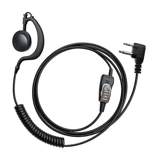 Auricular de radio bidireccional WODASEN con micrófono PTT integrado y manos libres