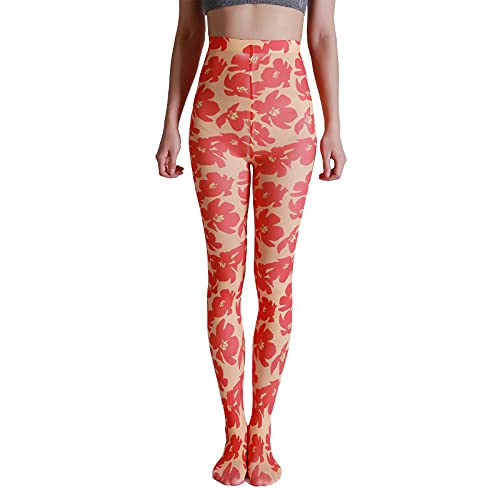 Image of Sahabowi Women Tights, Sheer High Waist Pantyhose, Vintage Control Top Stockings