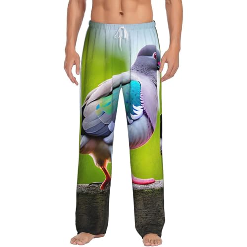 Bas de pyjama carreaux homme vêtement de nuit chaud en polaire avec poches
