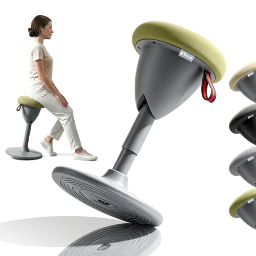 Image of Tervo Model W - Wobble Stool - Ergonomic Standing Desk Chair - Sit Active