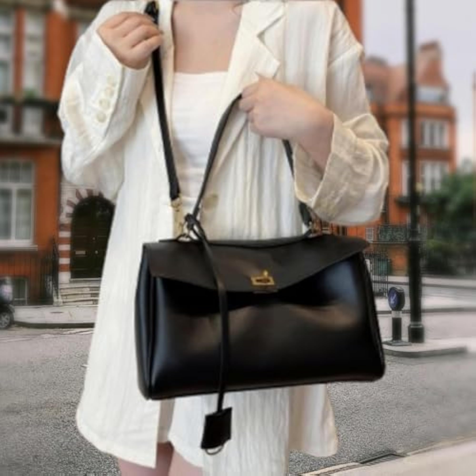 LR Decor Women Shoulder Bag with Adjustable Strap for Party