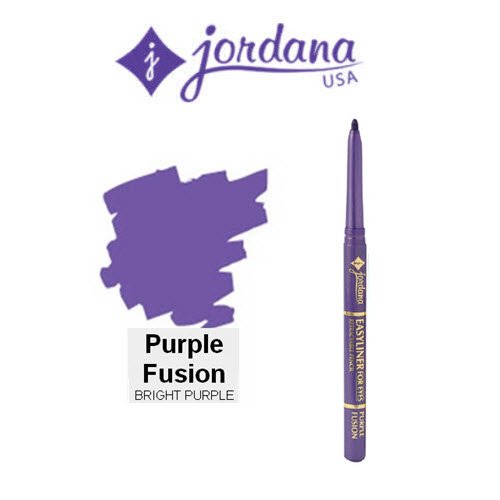3 Pack Jordana Cosmetics Easyliner for Eyes 18 Purple Fusion